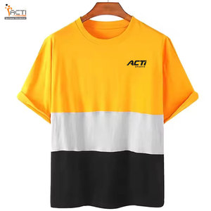 Vente chaude prix de gros Logo personnalisé conception 100% coton t-shirt respirant nouveau style hommes t-shirt - Product Image 1