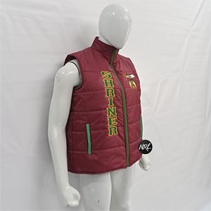 <b>Men's</b> Winter Stand Collar Thickened Shriner Soft Zipper Pocket Breathable Outer Wear OEM Service Outdoor Sports Warm Vests - Product Image 5