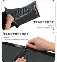 Pantone Schwarz Individuell Bedruckte 100% Biologisch Abbaubare Langlebige Poly-Kuriertasche Wasserdicht für Expressversand