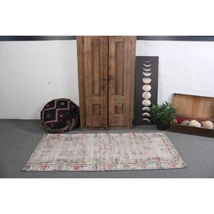 พรมตกแต่งสไตล์ตุรกี ขนาด 3x6.4 ฟุต พรมวินเทจ พรมสีเทาสไตล์ตะวันตกเฉียงใต้ - Product Image 2