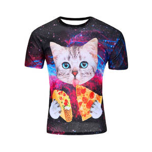 Camiseta de Hombre Más Vendida, Mezcla de Algodón/Poliéster, Alta Calidad, Ligera, Impresión de Color y Logotipo Personalizados, Transpirable, Sublimación - Product Image 1