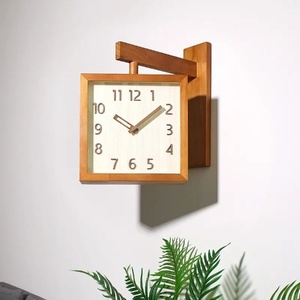 Reloj de pared de madera con números romanos Estilo Vintage para oficina Dormitorio Cocina o decoración de estudio - Product Image 2