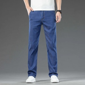 กางเกงยีนส์ผ้ายืดสำหรับผู้ชายออกแบบได้ตามต้องการเสื้อผ้าแนวสตรีทฮิปฮอปสไตล์วินเทจ3D - Product Image 1