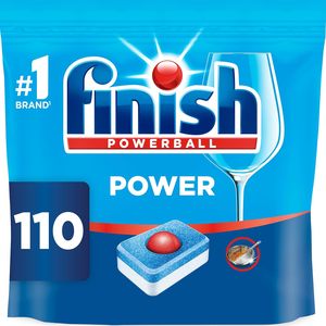 Finish Power Tout-en-un, comprimés pour lave-vaisselle, Fraîcheur, 110 unités - Product Image 3