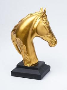 Escultura Moderna de Lujo Hecha a Mano Chapada en Oro, Decoración de Piso Elegante de Aluminio Fundido Personalizada, Tendencia - Product Image 4