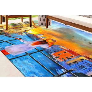 Alfombra del Gran Canal de Venecia: Alfombra Antideslizante Decorativa, Alfombra Estampada, Alfombra Suave No Tejida - Product Image 5