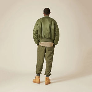 2025 taille personnalisée et Logo hommes coupe-vent Bomber veste sentir vert couleur motif pour vêtements d'hiver - Product Image 2