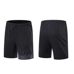 Pantalon short respirant de couleur unie à séchage rapide grande taille Marathon Track taille élastique Gym wear Summer Fitness New European Style - Product Image 4