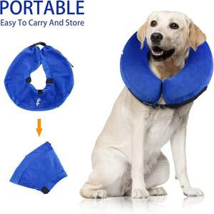 <span class=keywords><strong>Collar</strong></span> inflable de recuperación para perros, <span class=keywords><strong>collar</strong></span> isabelino de cono ajustable para cirugía o lesiones de recuperación de mascotas - Product Image 2