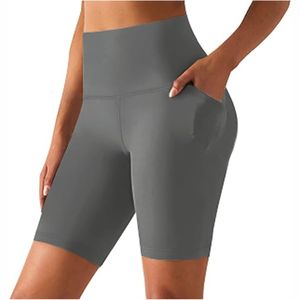 New 2025 Women Yoga Shorts OEM <b>leggings</b>, Seamless, High Waist shorts <b>with</b> <b>pockets</b> - Product Image 3