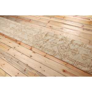 Turkish Rug, 1,6x12,5 ft Runner Rug, <b>Brown</b> Persian <b>Wool</b> Vintage Rug - Product Image 4