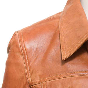 Professional Manufacturer 100% <b>Genuine</b> Cowhide Leather Jackets New Design Slim Fit Women OEM Customized Leather Jackets - Product Image 5