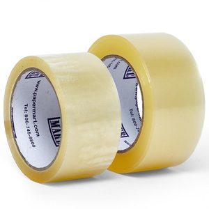 Clear BOPP 2 Mil Carton Sealing Tape Low Noise Strong Acrylic Adhesive Water Activated Pressure Sensitive Tape - Product Image 2