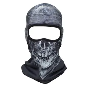 Hot Selling Winter Windproof Motorcycle Balaclava Mask Sublimation Polyester Made Warm Comfortable Ski Mask With Custom Design