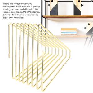 Anneaux de serviette en fil de fer plaqué or clair de qualité supérieure avec décoration de table en métal la plus vendue pour les fêtes de mariage - Product Image 4
