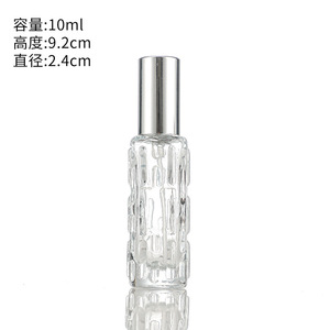 Flacone Spray Quadrato in Vetro da 10ml per Profumo con Motivo Melone Amaro, Atomizzatore Vuoto Portatile - Vendita all'Ingrosso - Product Image 4