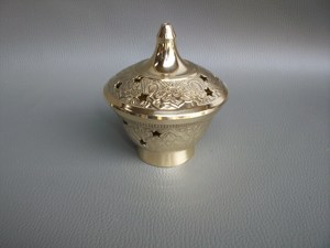 Porte-encens réglable en laiton, design moderne - Product Image 5