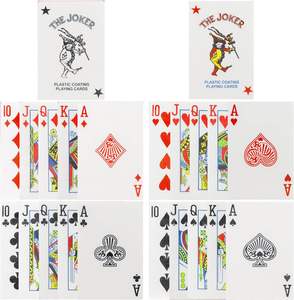 Décorations de gâteaux de poker, cartes à jouer, décoration comestible en gaufre, jeu de cartes à jouer, décoration de gâteau pour soirée <span class=keywords><strong>casino</strong></span> à Vegas, fournitures pour fêtes - Product Image 2