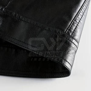 Veste en cuir véritable Offre Spéciale pour hommes Veste en cuir pour hommes coupe ajustée Veste d'hiver pour hommes personnalisée - Product Image 6