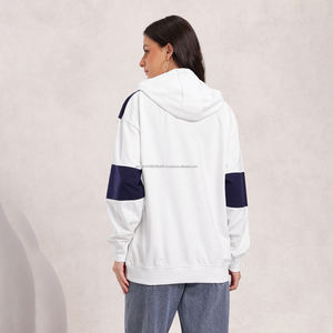 Sudadera con Capucha Personalizada de Diseño Único Fit2Fight, Sudadera con Capucha Lisa Informal para Mujer, Sudadera Holgada de Manga Larga - Product Image 2