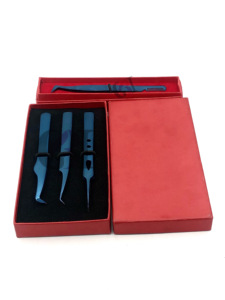 แหนบต่อขนตาเพิ่มวอลลุ่มสแตนเลสพลาสม่า45องศาอุปกรณ์เสริมความงาม - Product Image 4