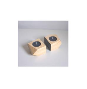 Portavelas de madera hecho a mano de diseño ventajoso, portavelas de madera de la mejor calidad para el hogar, portavelas decorativo - Product Image 1