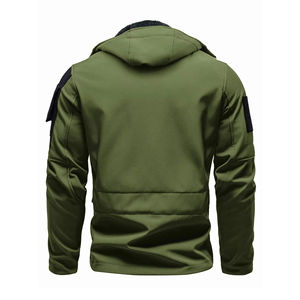 Nueva llegada de los hombres de cáscara suave impermeable a prueba de viento chaqueta táctica para actividades al aire libre rompevientos - Product Image 6