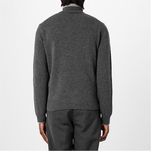 Sudadera de lana de algodón pesado Moda Loose Fit Drop Shoulder Sudadera Venta al por mayor Logo Impreso Sudadera - Product Image 3