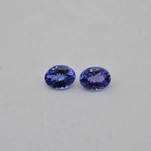 พลอย tanzanite ทรงรีขนาด7x9มม. พลอย Tanzanite แท้เกรด AAA ขายส่งจำนวนมากในราคาโรงงาน - Product Image 4