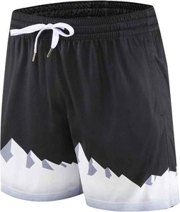 Short de basket-ball à motifs solides, vêtements de sport décontractés entièrement sublimés, taille élastique, service OEM, teint uni, vente en gros - Product Image 3