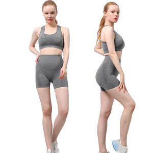 Conjuntos de gimnasio para mujer de nuevo estilo del fabricante superior calidad profesional tendencia moda a prueba de viento sin costuras transpirable - Product Image 1