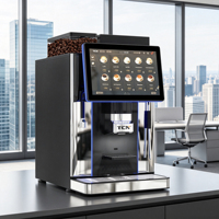 Máquina de Café Espresso Comercial TCN, de Grano a Taza, 200 Tazas Diarias, Automática, para Hotel, Restaurante, Tienda de Conveniencia