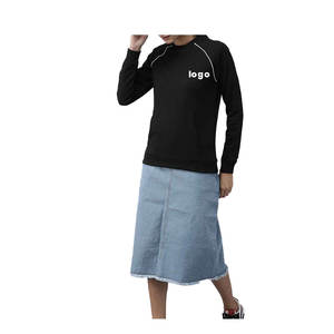 Acheter Arrivée Décontractée Polaire Sweats Manches Longues Surdimensionné Anti-Rides Respirant Hoodies Drop-shoulder Hoodies pour femme - Product Image 3