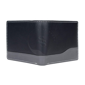 กระเป๋าสตางค์ผู้ชายหนัง PU คุณภาพสูง ดีไซน์คลาสสิก เปิดปิดง่าย ทรงสั้น บางเฉียบ จากประเทศปากีสถาน - Product Image 3