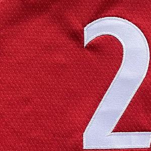 เสื้อบาสเก็ตบอลสีแดงแบบสั่งทำชุดทีมกีฬาแขนกุดผ้าตาข่ายระบายอากาศไซส์ใหญ่พิเศษ - Product Image 4