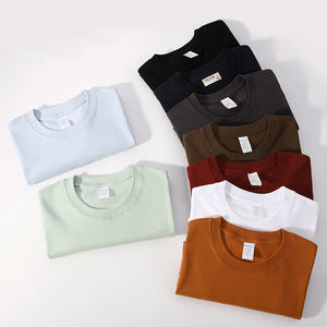 Haute qualité 100% coton plaine hommes t-shirt personnalisé t-shirt blanc grande taille hommes t-shirt pour hommes livraison DDP - Product Image 5