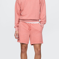 Hommes Shorts en coton personnalisé 100% haute qualité coton polaire entraînement survêtement course décontracté français éponge gris Shorts sweat Shorts