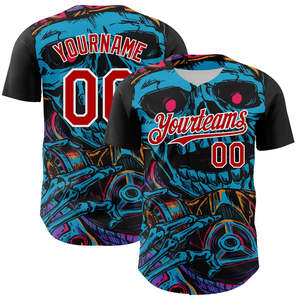 Vente en gros de maillot de baseball authentique fournisseur d'équipe personnalisé en vrac tissu léger respirant confort durable pour les ligues - Product Image 1