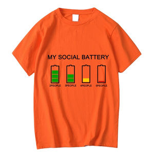 T-shirt décontracté de haute qualité pour hommes confortable et à la mode 100% coton Design imprimé drôle - Product Image 1