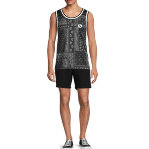 Printed Design breathable Tank <b>Top</b> <b>Mesh</b> Quick Dry Men's Workout Fitness Gym Tank <b>Top</b> - Product Image 3