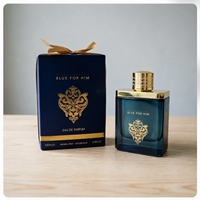 Parfum arabe de haute qualité de Dubaï pour hommes, BLUE for Him, best-seller, parfum boisé longue durée