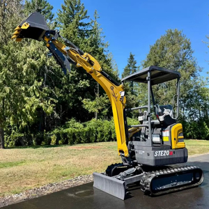 ENVÍO GRATUITO Excavadora Diésel CFG STE20R de 15 HP con Cuchilla Frontal de 39 a 49 Pulgadas, Cucharón de Excavación de 18 Pulgadas, Brazo Oscilante, EPA, CE, Sistema de Orugas de 2 Velocidades - Product Image 1