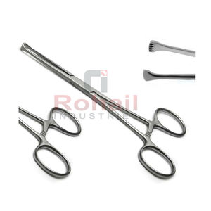 Pinces à tissu en acier inoxydable, bas prix, droites, fabriquées en usine - Product Image 4