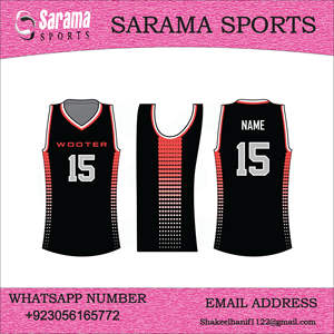 Uniforme deportivo de baloncesto, camiseta de poliéster 100% - Product Image 6