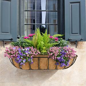 Balcony planter coco hanging basket wall <b>trough</b> <b>liner</b> plant made in Vietnam custom size accept - Product Image 6
