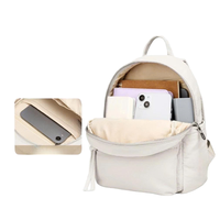 Sac à dos unisexe en polyester tendance avec fermeture éclair, petite taille pour les sorties de printemps - Fournisseur vietnamien