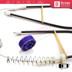 Kit de Reparación de Elevalunas Delantero Izquierdo BWR990 para Phaeton 3D MK1 2002-2016 V6 V8 W12 SWB LWB 3D1837461 - Product Image 6