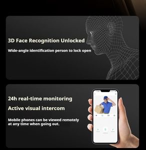 Thông minh khóa Wifi tuya ttlock App kiểm soát vân tay điện tử kỹ thuật số màn hình cảm ứng bàn phím mã key khóa cửa thông minh khóa - Product Image 4