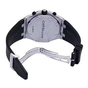 นาฬิกาแร็ปเปอร์สุดหรูทำจากแก้วสเตนเลสสำหรับผู้ชายกันน้ำได้ - Product Image 5