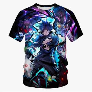 Summer new fashion trend anime <b>printing</b> <b>printed</b> T-shirt <b>neutral</b> fashion anime casual comfortable short sleeved top - Product Image 2